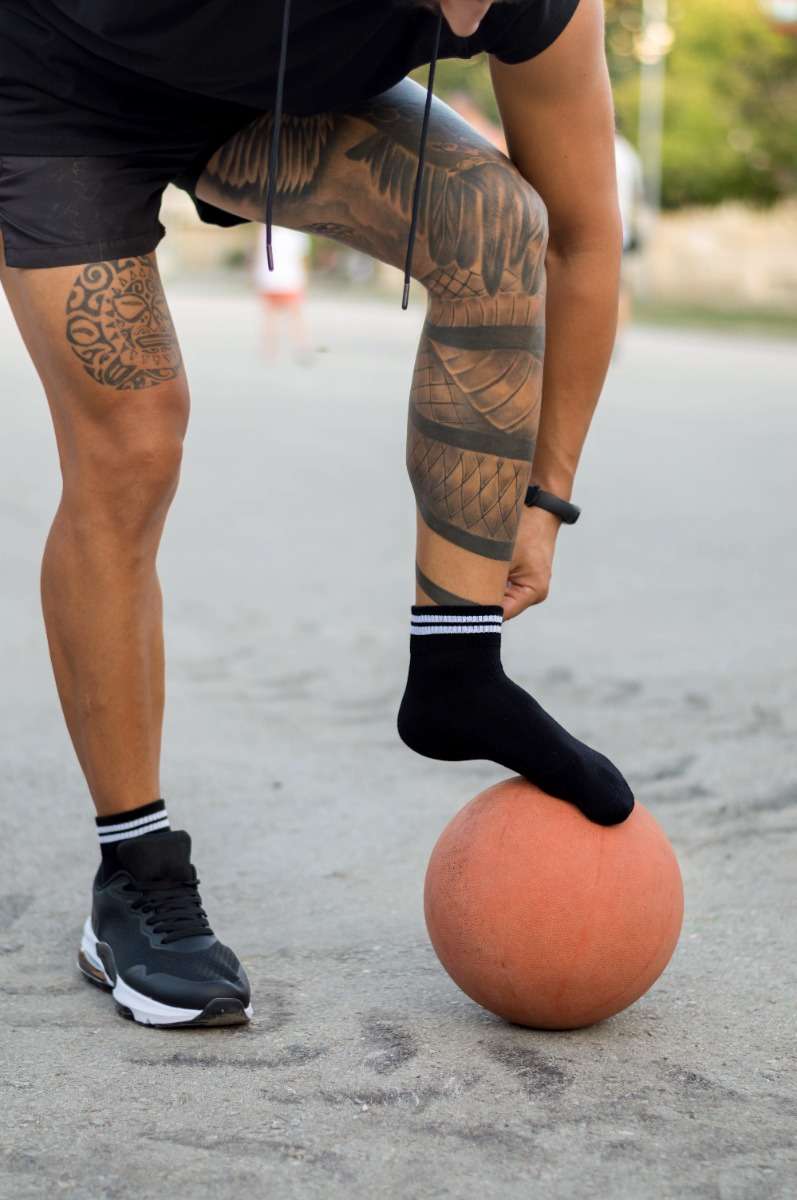 Active Day with Rings – Black Men - SocksFusion