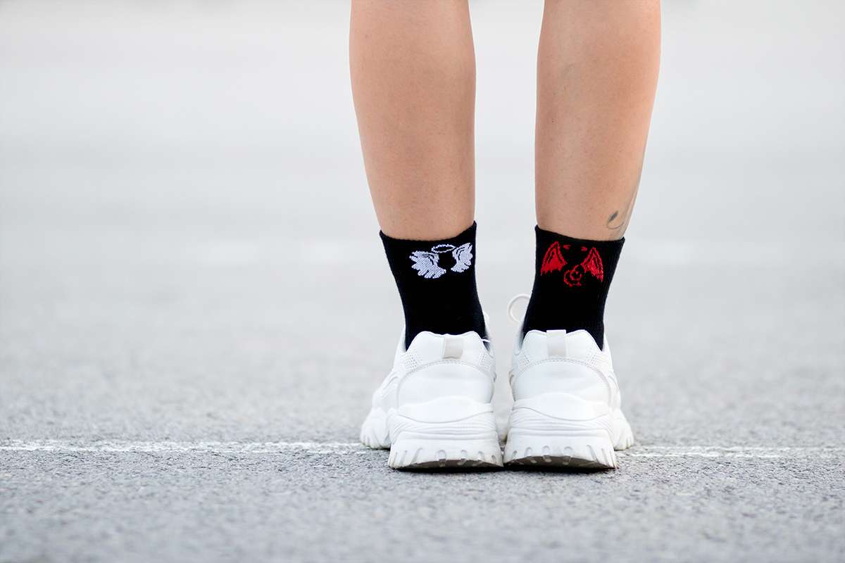 Active Day Angel and Devil Women - SocksFusion