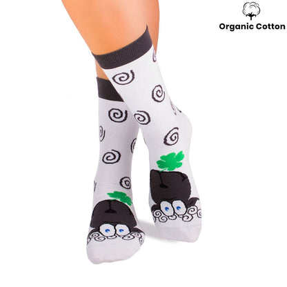 Sheep Novelty Socks Organic Cotton - SocksFusion