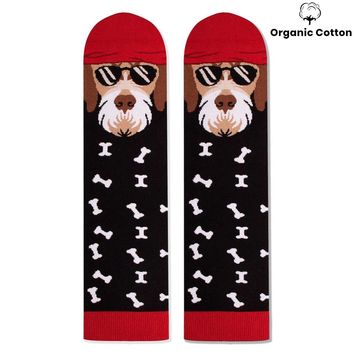 Terrier Dog Novelty Socks Organic Cotton - SocksFusion