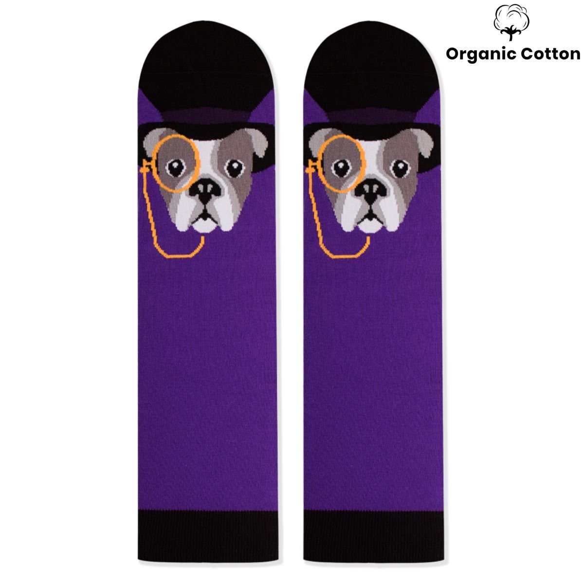 French Bulldog Novelty Socks Organic Cotton - SocksFusion