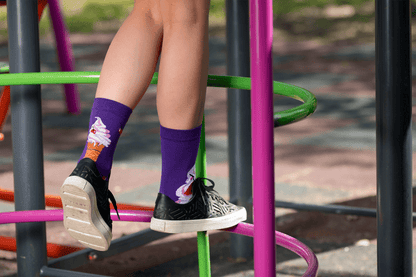 Ice Cream Novelty Socks Organic Cotton - SocksFusion