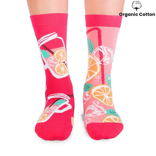 Lemonade Novelty Socks Organic Cotton - SocksFusion