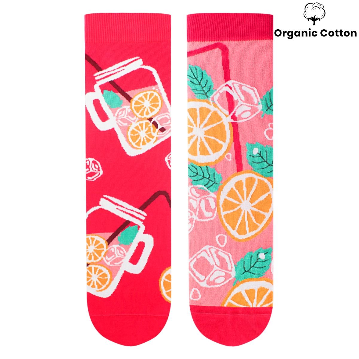 Lemonade Novelty Socks Organic Cotton - SocksFusion